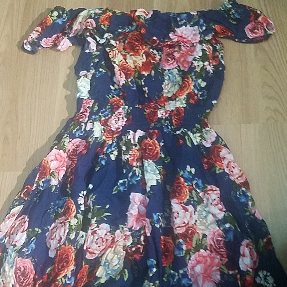Floral off the shoulder Dress